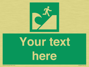 Custom Safe Condition Tsunami evacuation area